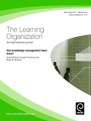 cover image of The Learning Organization, Volume 12, Issue 2